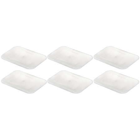 TEACHER CREATED RESOURCES Plastic, Clear, 6 PK TCR20451